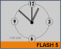 Flash analogové hodiny