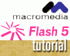 Macromedia Flash tutoriál žlutý yellow