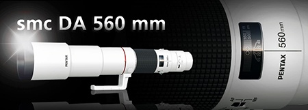 Pentax HD DA 560 mm 1:5,6 ED AW - banner